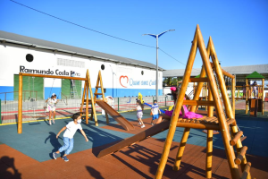 Praça da Cidadania, em Pindoretama - Foto: Reprodução.