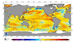 Para outubro, novembro e dezembro de 2027 a probabilidade de El Nino forte é de 90% - Foto: Divulgação