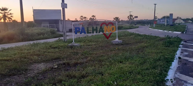 Entrada do município de Palhano no Vale do Jaguaribe - Foto José Nogueira/arquivo pessoal